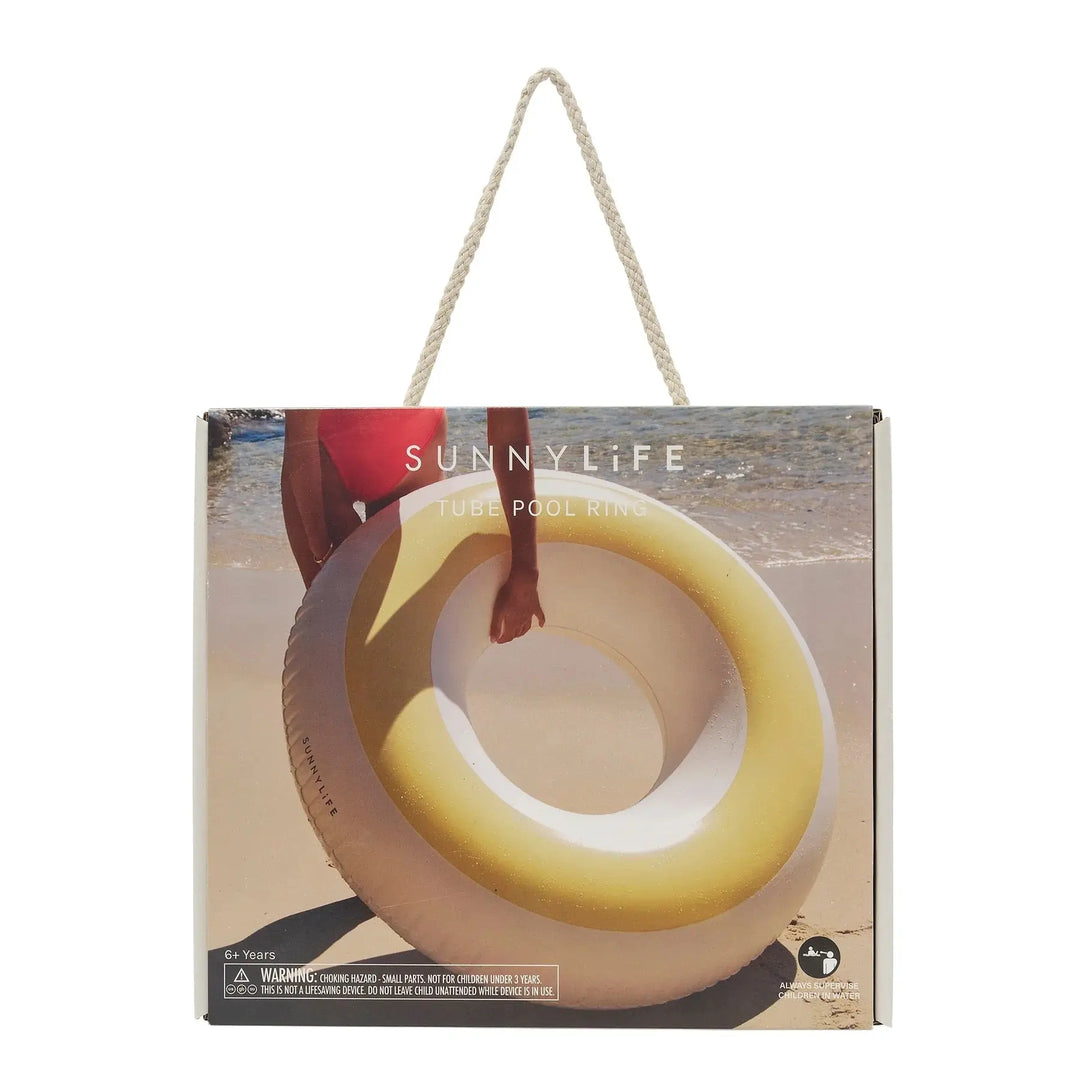 TUBE POOL RING BUTTER SUNNYLIFE