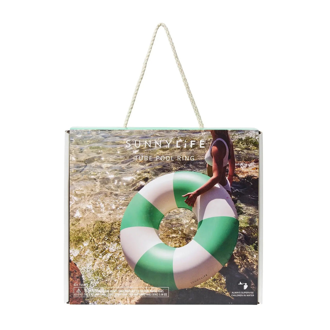 TUBE POOL RING POOL PARTY NEON GREEN SUNNYLIFE