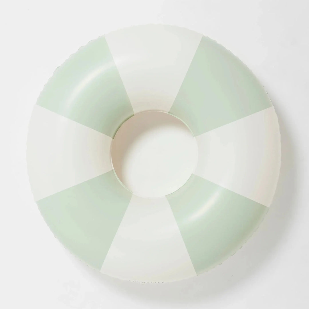 TUBE POOL RING THE VACAY SOFT OLIVE STRIPE BeachLife Concept