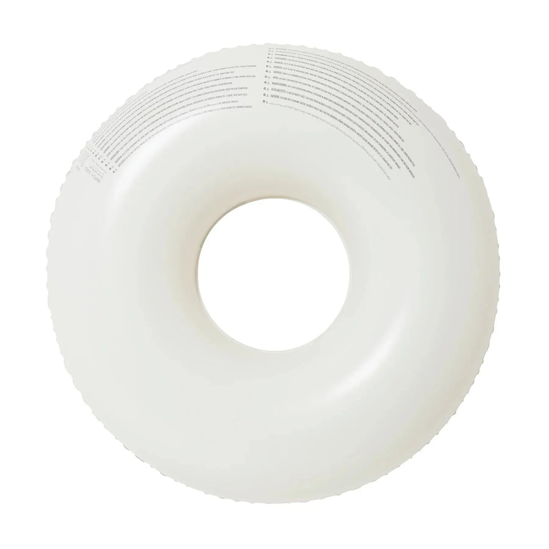 TUBE POOL RING THE VACAY SOFT OLIVE STRIPE SUNNYLIFE