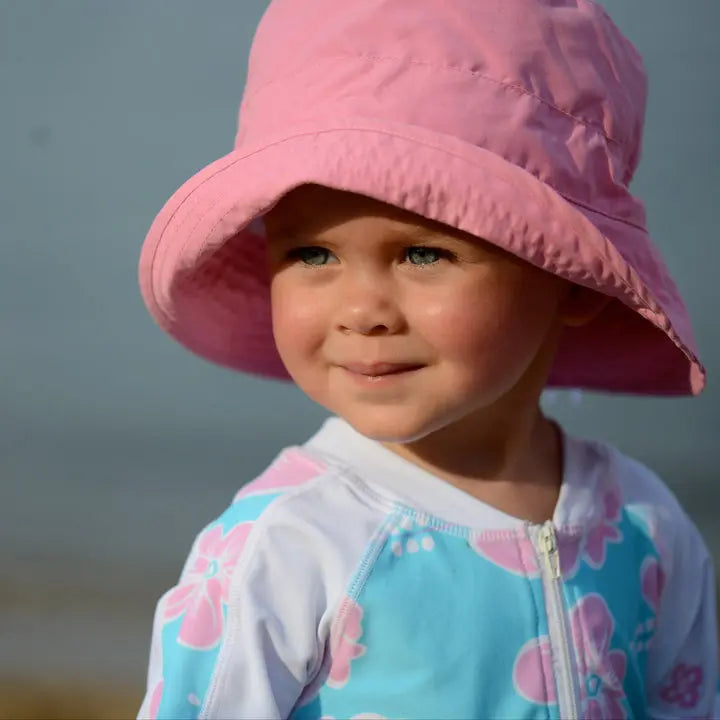 UV50 BUCKET HAT SOLID PINK BeachLife Concept