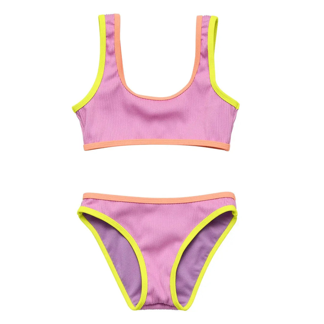 VACAY POP RECYCLED CROP BIKINI SNAPPER ROCK