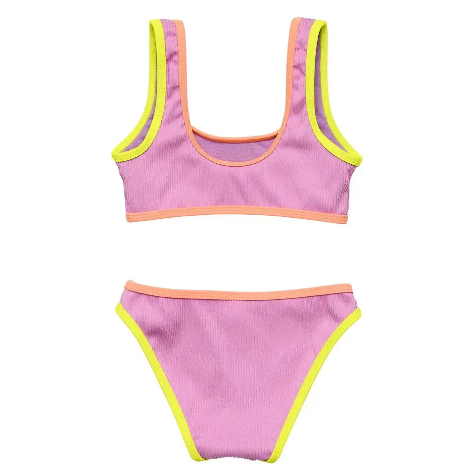 VACAY POP RECYCLED CROP BIKINI SNAPPER ROCK