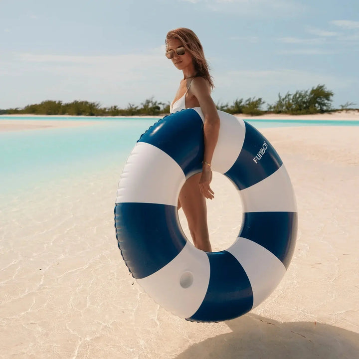 VINTAGE TUBE POOL FLOAT NAVY - BeachLife Concept