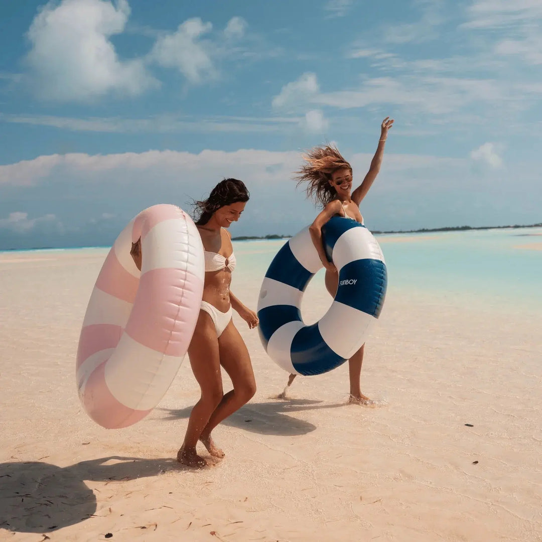 VINTAGE TUBE POOL FLOAT NAVY - BeachLife Concept