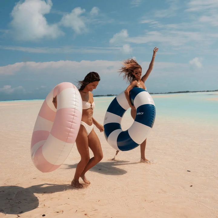 VINTAGE TUBE POOL FLOAT NAVY - BeachLife Concept