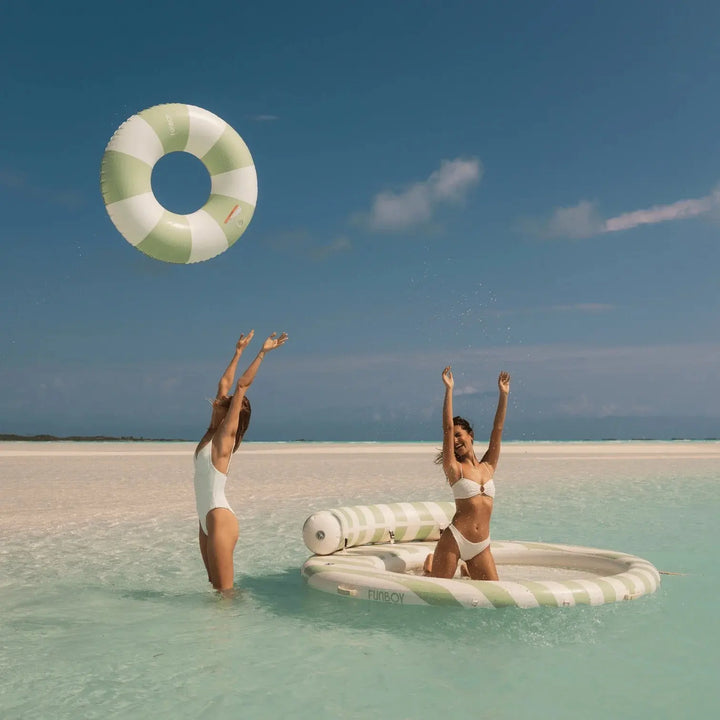 VINTAGE TUBE POOL FLOAT SAGE - BeachLife Concept