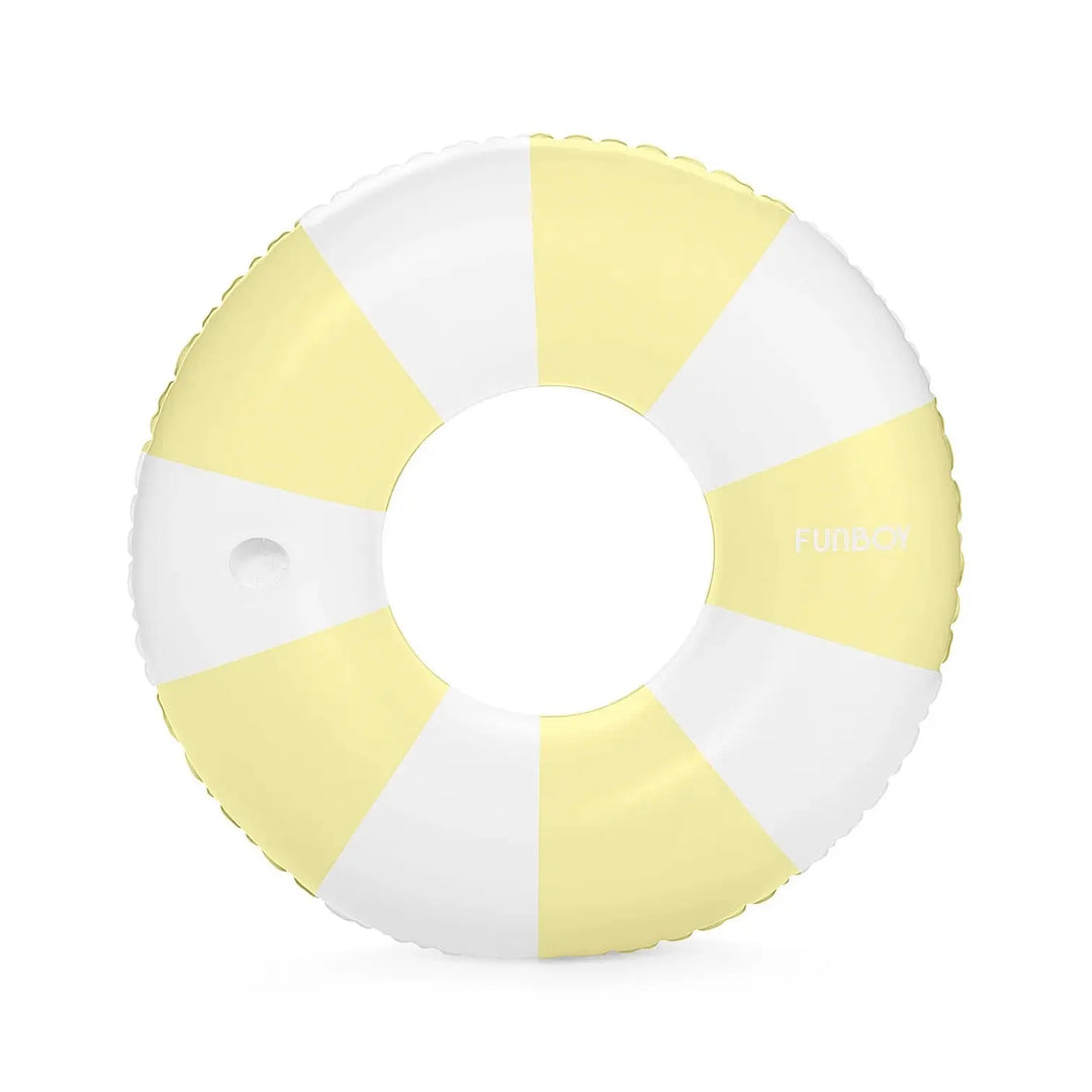 VINTAGE TUBE POOL FLOAT YELLOW - BeachLife Concept