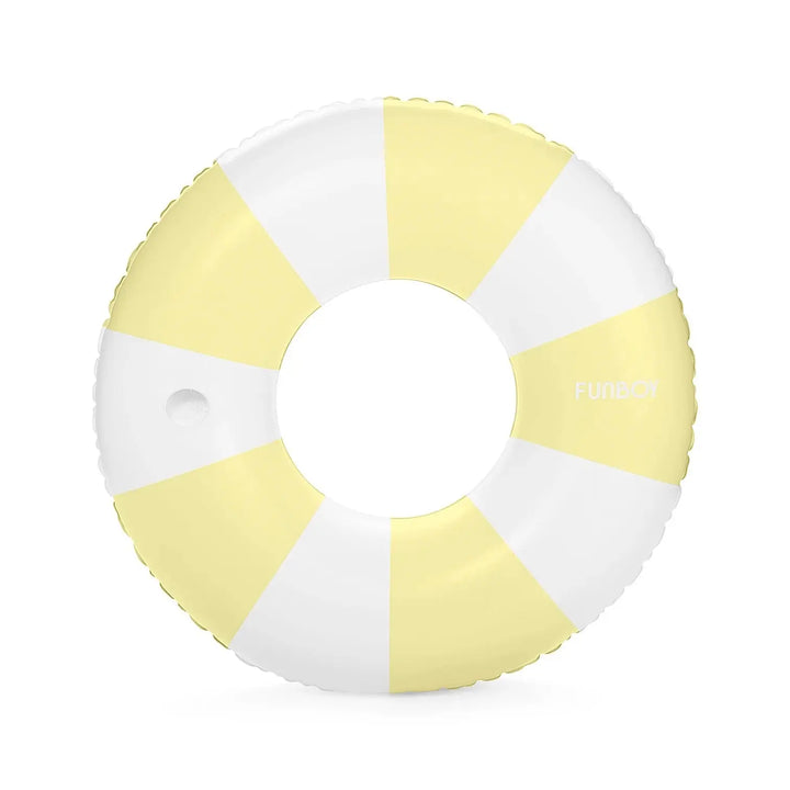 VINTAGE TUBE POOL FLOAT YELLOW - BeachLife Concept