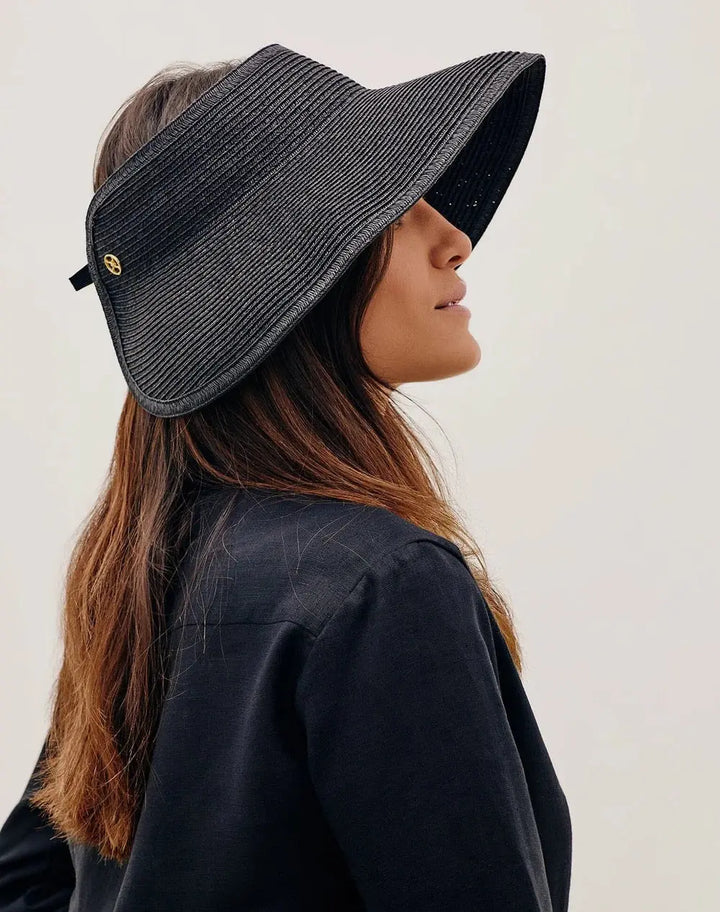 VIX WOMENS VISOR BLACK - BeachLife Concept