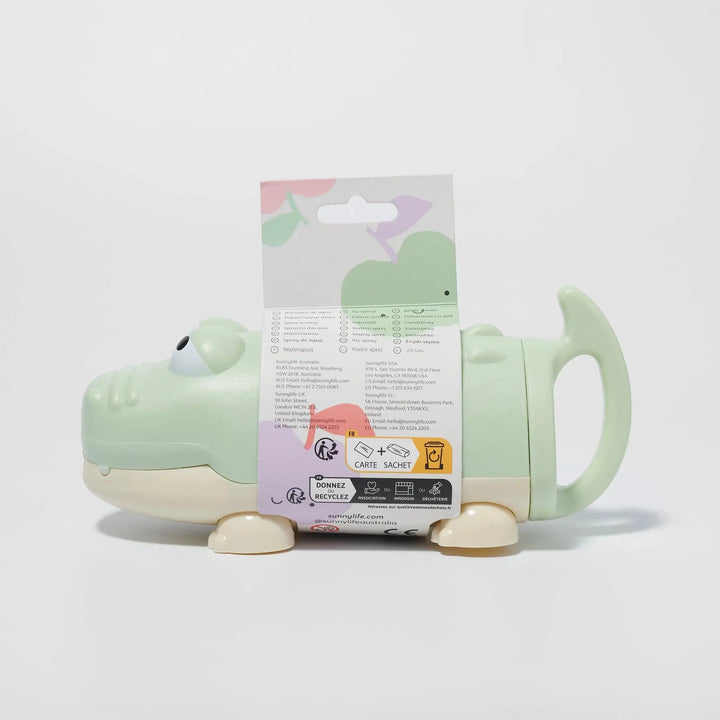 WATER SQUIRTER CROCODILE PASTEL GREEN - BeachLife Concept