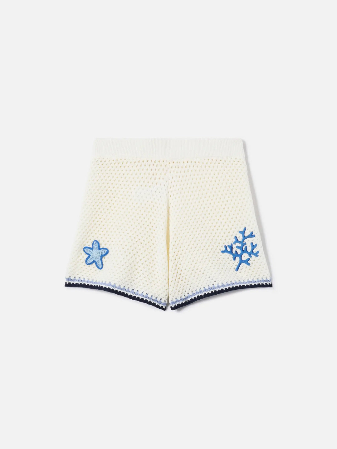 YVETTE WOMAN KINT SHORT LACE OCEANS MC2 SAINT BARTH