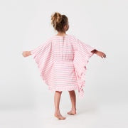 PINK STRIPE COVER UP