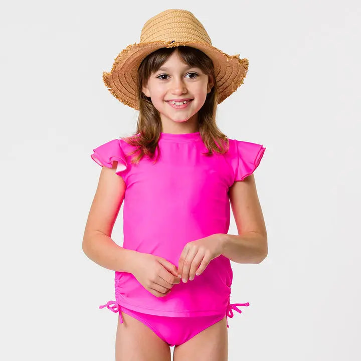 FLUTTER SLEEVE RASH TOP BeachLife Concept