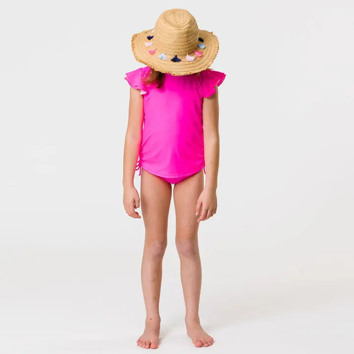 FLUTTER SLEEVE RASH TOP BeachLife Concept
