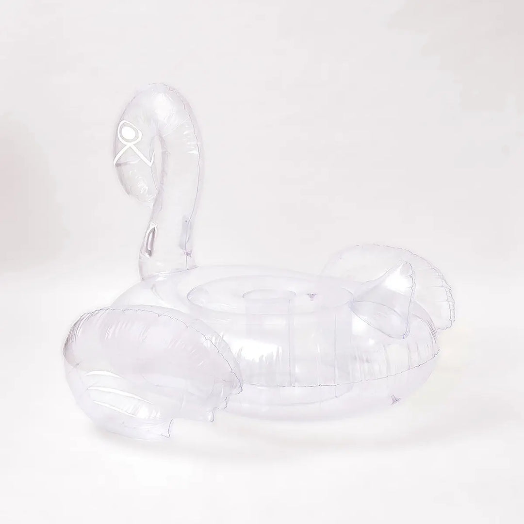 RIDE ON FLAMINGO CLEAR INFLATABLE BeachLife Concept
