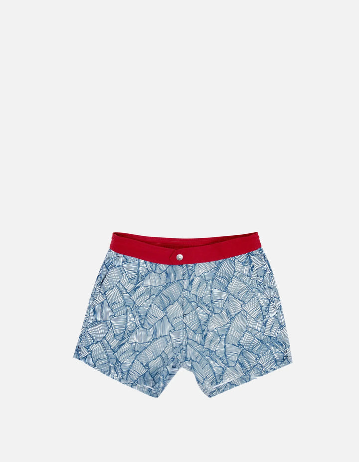 SWIMSHORT BEN ARTY BLUE LEAVES BeachLife Concept