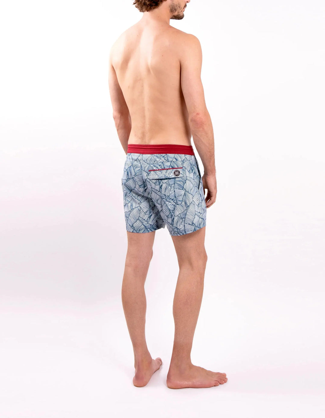 SWIMSHORT BEN ARTY BLUE LEAVES BeachLife Concept