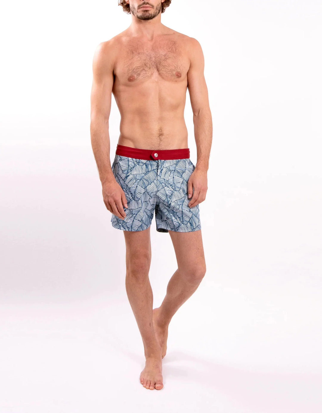 SWIMSHORT BEN ARTY BLUE LEAVES BeachLife Concept