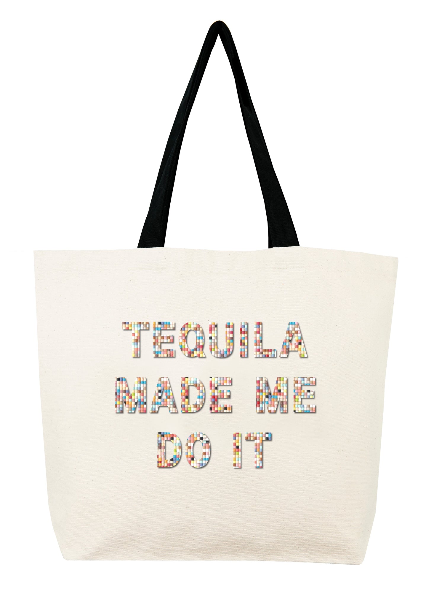 CANVA TOTE BAG CONFETTI BEADS